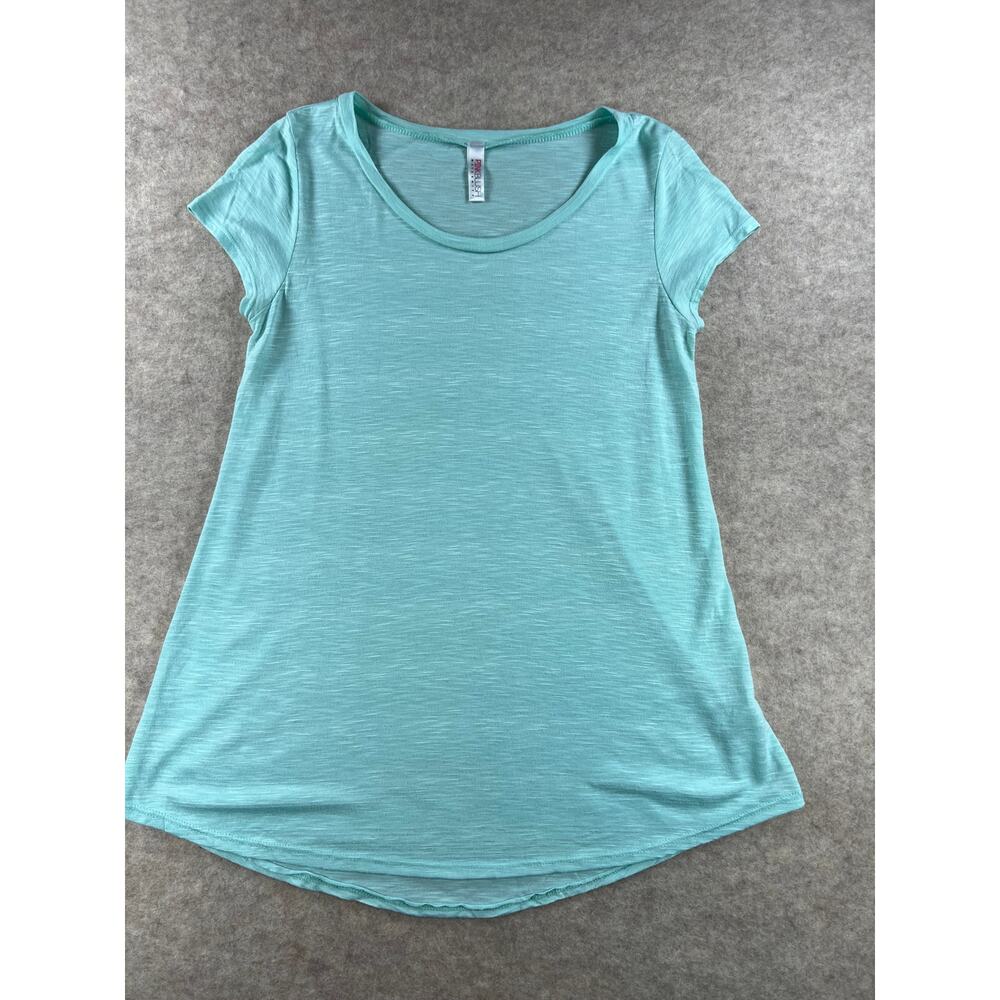 Pinkblush Maternity Aqua Blue Basic Maternity Top T Shirt Size Medium